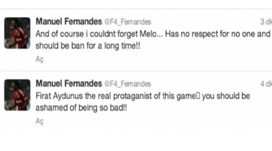 Fernandes öfke kustu!